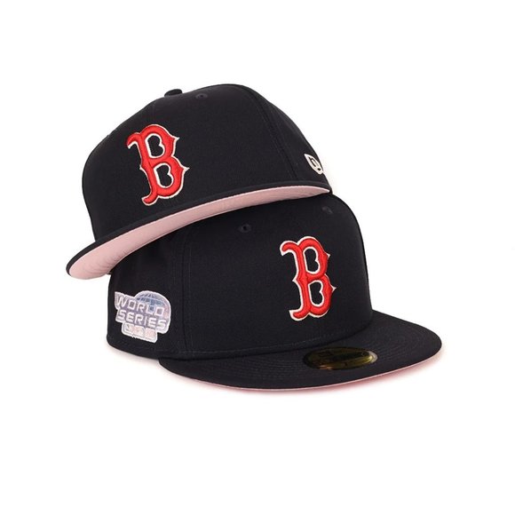 New Era Accessories New Era Boston Red Sox Pink Under Brim World